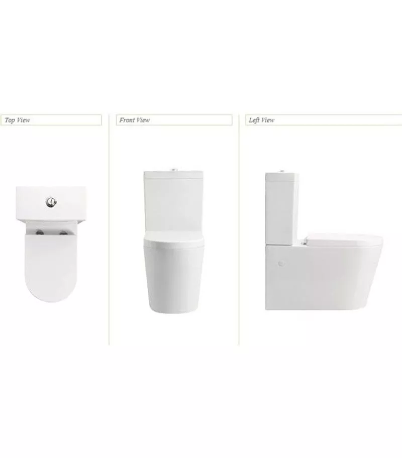 Poseidon Reno 002 Wall Faced Toilet – Gloss White 5 Poseidon Reno 002 Wall Faced Toilet – Gloss White - Image 3