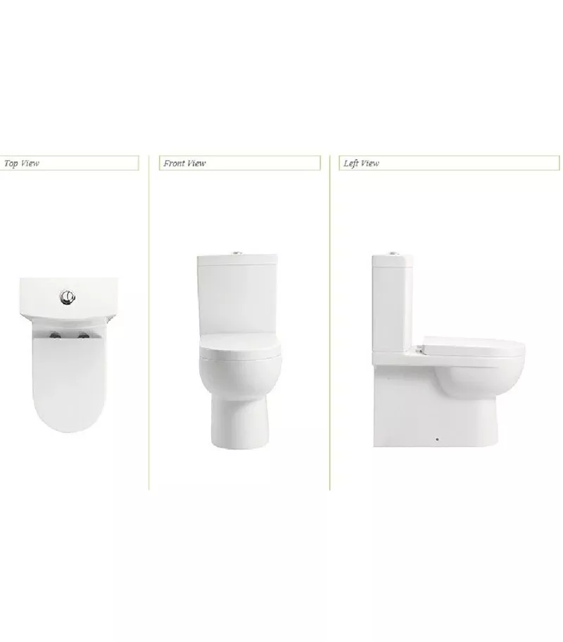 Poseidon Reno 013 Wall Faced Toilet – Gloss White 4 Poseidon Reno 013 Wall Faced Toilet – Gloss White - Image 2