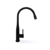 Elle Stainless Steel Matt Black Pull Out Sink Mixer -Renovation 10073