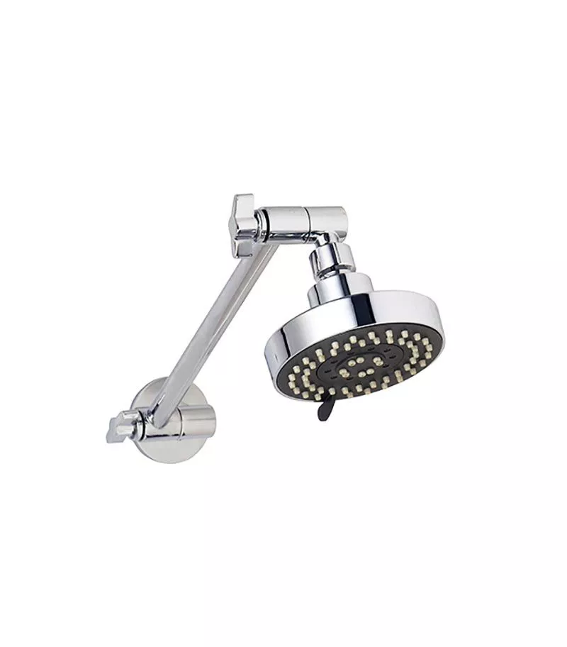 100mm 5 Function Shower Head On Linklock Arm 3 100mm 5 Function Shower Head On Linklock Arm