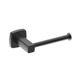 Luxus Matt Black Toilet Paper Holder