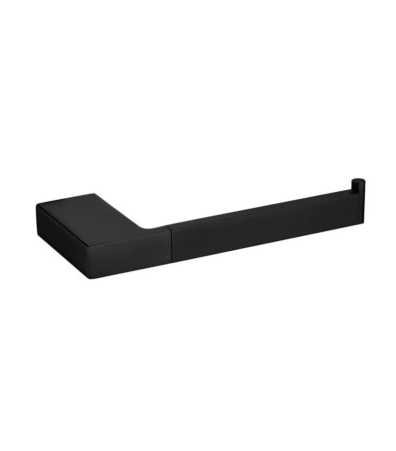 Eden Matt Black Toilet Roll Holder 3 Eden Matt Black Toilet Roll Holder