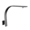 Cavallo Gunmetal Grey Gooseneck Shower Arm