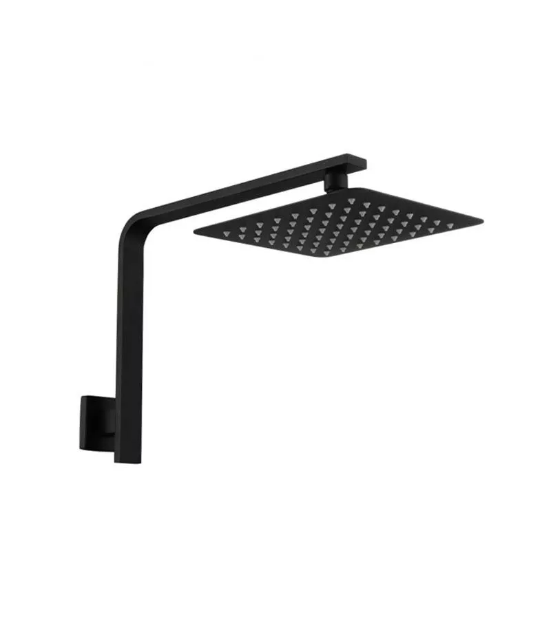 Liberty Matt Black Shower Head With Arm 3 Liberty Matt Black Shower Head With Arm