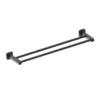 Luxus Double Towel Rail – Matt Black 1 Luxus Double Towel Rail – Matt Black -Renovation 14373