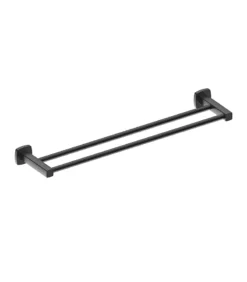 Luxus Double Towel Rail – Matt Black