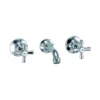 Reno Bath Tap Set – Chrome -Renovation 14454