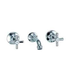 Reno Bath Tap Set – Chrome