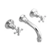 Noosa Heritage Bath Tap Set – Chrome -Renovation 14459