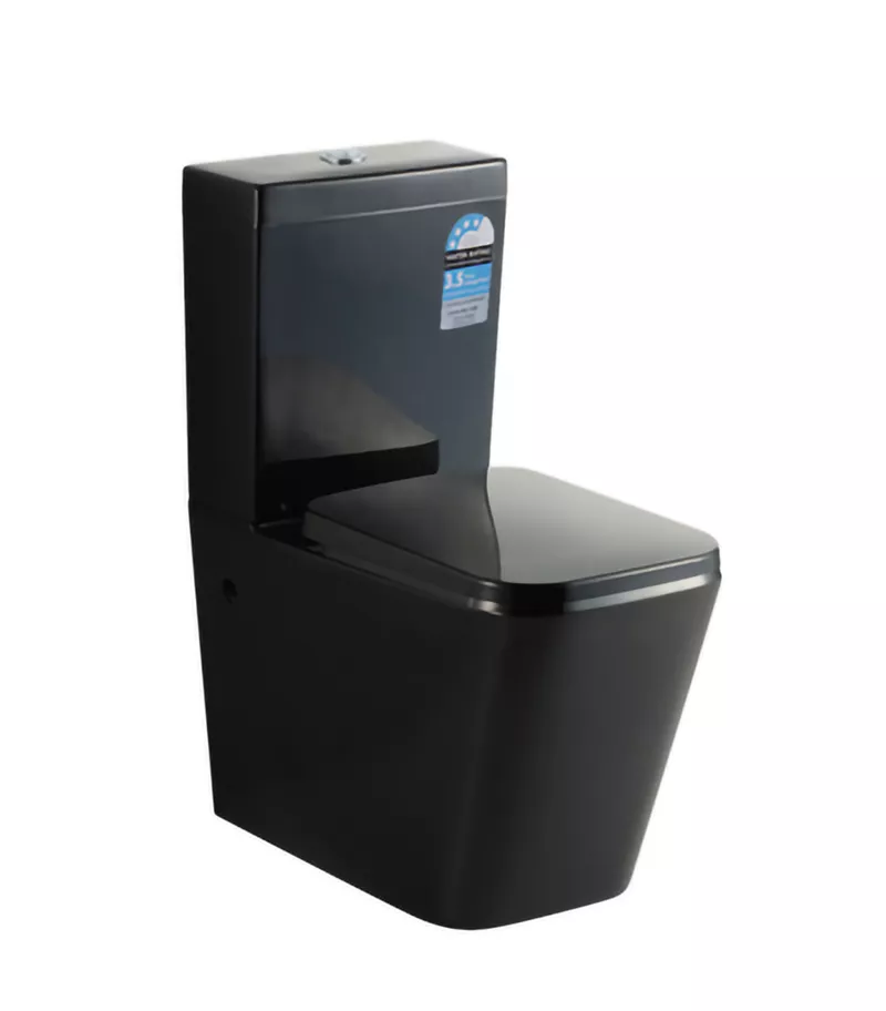 Poseidon Reno 003B Wall Faced Toilet – Gloss Black 3 Poseidon Reno 003B Wall Faced Toilet – Gloss Black