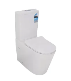 Poseidon Reno 600 Rimless Wall Faced Toilet – Gloss White