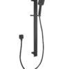 Bellino Matt Black Square Shower Rail -Renovation 14784