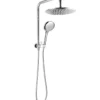Loui Chrome Twin Shower No Rail