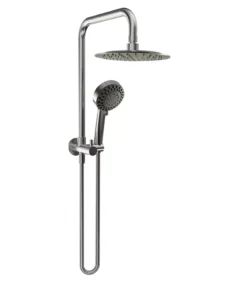 Elle Stainless Steel Twin Shower Without Rail