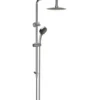 Elle Stainless Steel Twin Shower On Rail