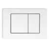 Square White Toilet Push Button G3004109W -Renovation 14971