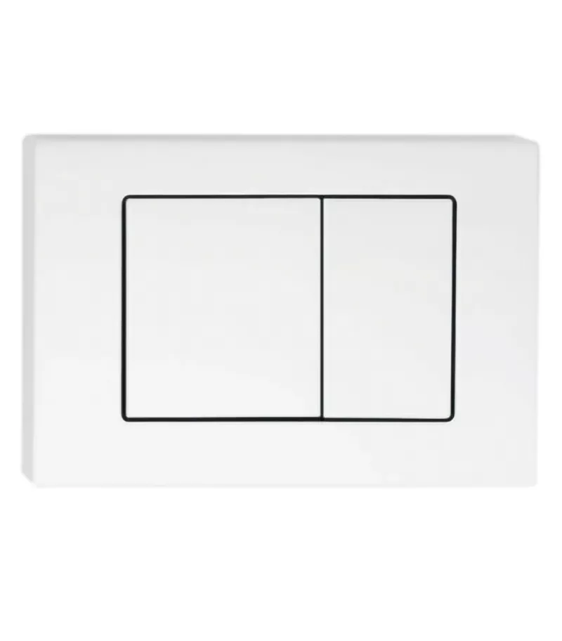 Square White Toilet Push Button G3004109W 3 Square White Toilet Push Button G3004109W