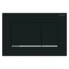 Geberit Square Matt Black Plate Toilet Push Button Sigma30MB