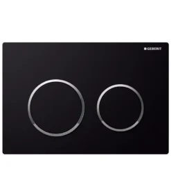 Geberit Round Black Toilet Push Button Kappa21KM