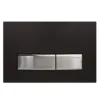 Geberit Rectangle Black Glass Toilet Push Button Sigma50DW -Renovation 14992