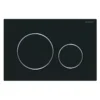 Geberit Round Matt Black Toilet Push Button Sigma20MB -Renovation 14995