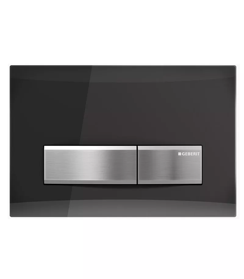 Geberit Rectangle Smoke Glass Toilet Push Button Sigma50SD 3 Geberit Rectangle Smoke Glass Toilet Push Button Sigma50SD