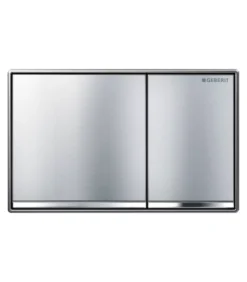 Geberit Square Brushed Chrome Toilet Button Sigma60GH