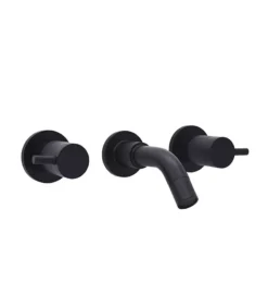 Elle Matt Black Bath Or Basin Tap Set