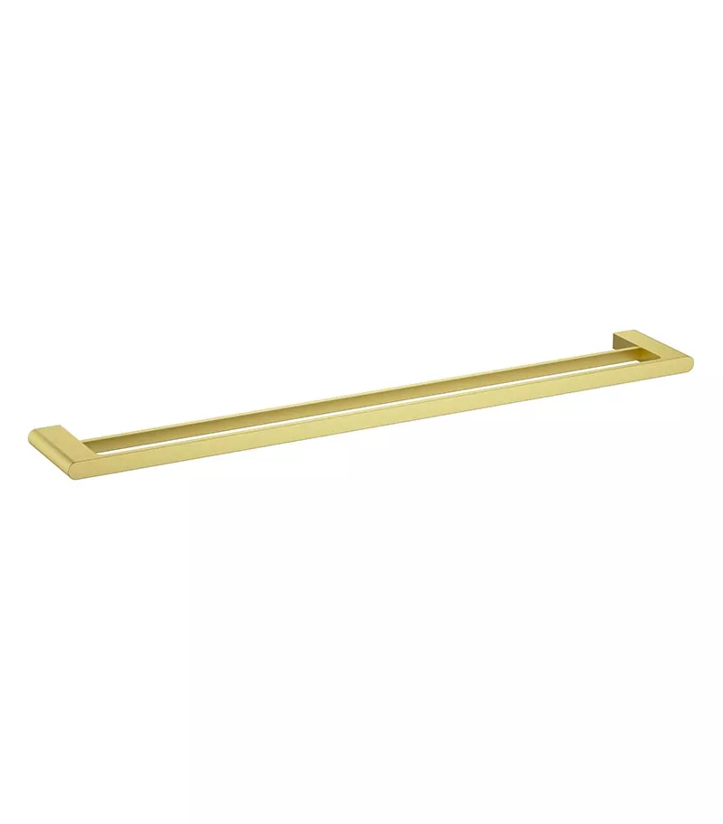 Cora Double Towel Rail – Brushed Gold 3 Cora Double Towel Rail – Brushed Gold