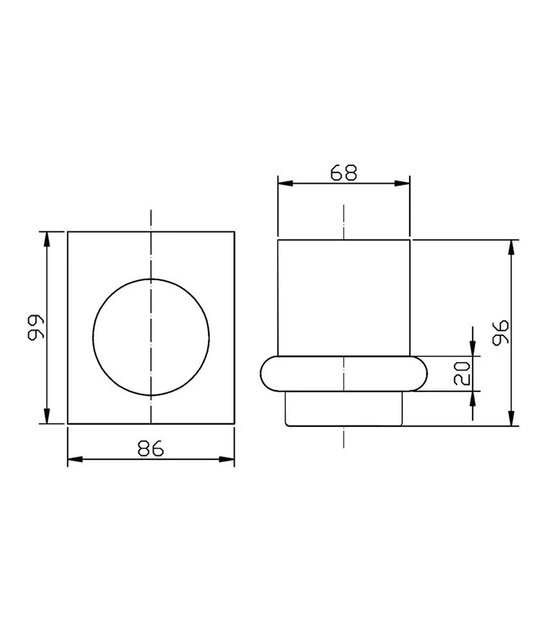 Cora Tumbler Holder – Matt Black 4 Cora Tumbler Holder – Matt Black - Image 2