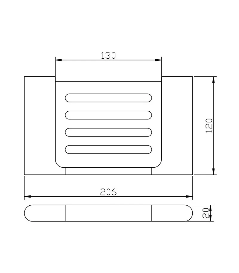 Cora Soap Holder – Brushed Nickel 4 Cora Soap Holder – Brushed Nickel - Image 2