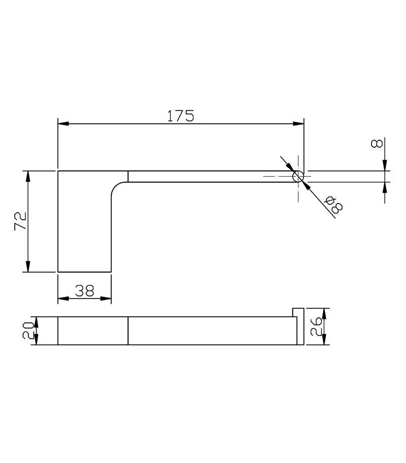 Eden Matt Black Toilet Roll Holder 4 Eden Matt Black Toilet Roll Holder - Image 2