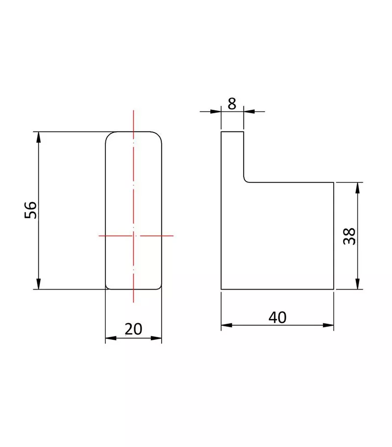 Eden Matt Black Robe Hook 4 Eden Matt Black Robe Hook - Image 2