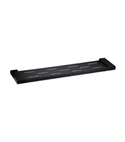 Eden Matt Black Metal Shelf