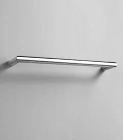 Roma Single Round Heated Towel Rail – Chrome