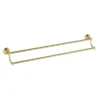 Clasico Traditional Double Towel Rail – Brushed Gold -Renovation 66502 BG
