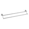 Clasico Traditional Double Towel Rail – Brushed Nickel -Renovation 66502 BN