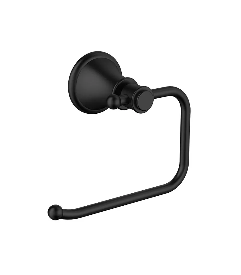 Clasico Matt Black Toilet Roll Holder 3 Clasico Matt Black Toilet Roll Holder
