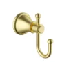 Clasico Brushed Gold Single Robe Hook -Renovation 66506 BG