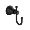 Clasico Matt Black Single Robe Hook 2 Clasico Matt Black Single Robe Hook -Renovation 66506 MB
