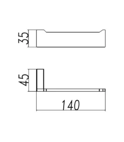 IVANO Chrome Toilet Roll Holder -Renovation 7008.TR S 1
