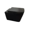 Poseidon Concealed Wall Hung Toilet Gloss Black Pan 303