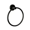 Opus Matt Black Towel Ring -Renovation 8113 B