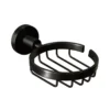 Opus Matt Black Soap Basket -Renovation 8124 B