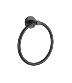 Lucid Towel Ring – Matt Black