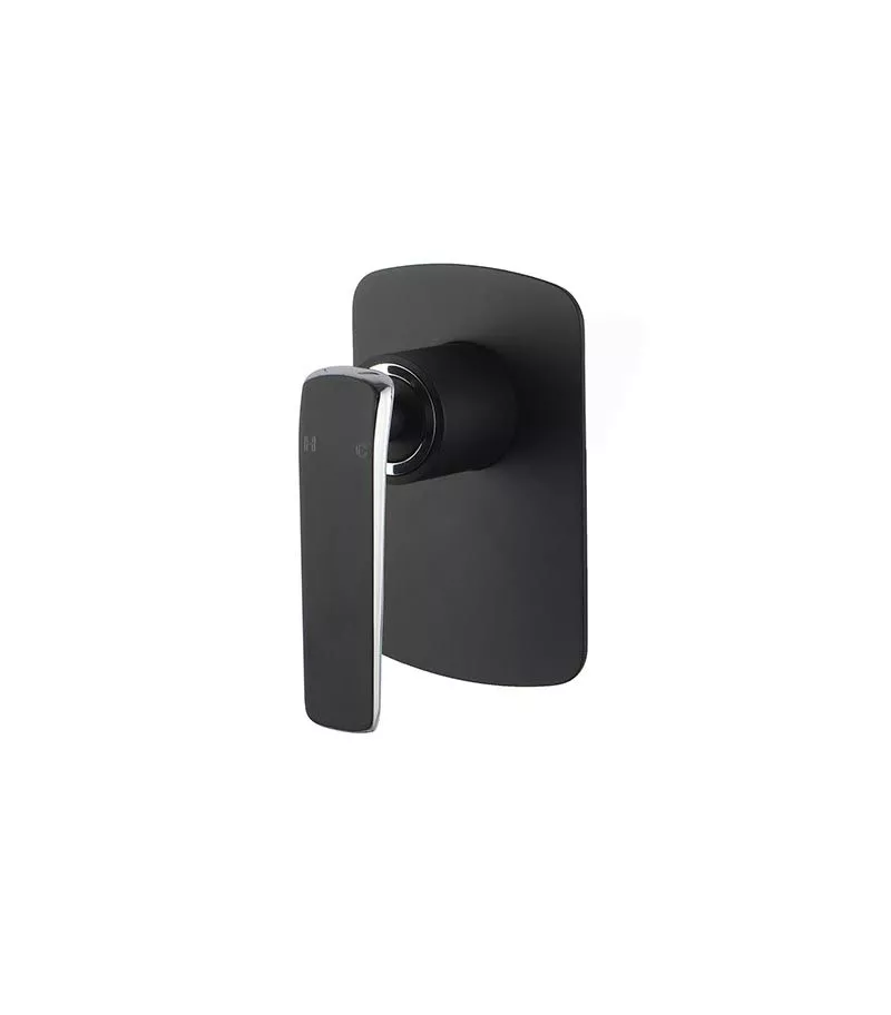 Esperia Matt Black & Chrome Wall Mixer 3 Esperia Matt Black & Chrome Wall Mixer