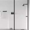Black Full Framed 10mm Single Panel Shower Screen -Renovation 8788