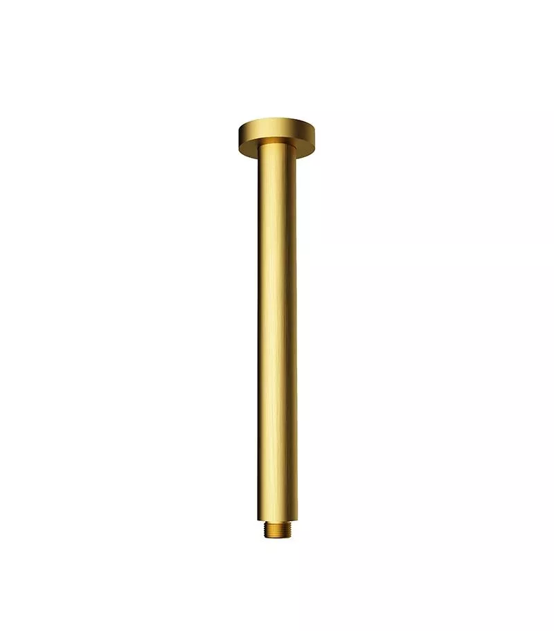 Cora Brushed Gold Round Ceiling Arms 300mm 3 Cora Brushed Gold Round Ceiling Arms 300mm