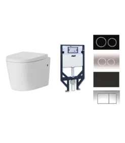 Poseidon Reno 302 R&T Cistern Rimless Wall Hung Toilet