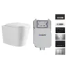 Poseidon Reno 102 Geberit In Wall Cistern Rimless Floor Pan Toilet 2 Poseidon Reno 102 Geberit In Wall Cistern Rimless Floor Pan Toilet -Renovation AV102NWFP G 02 1